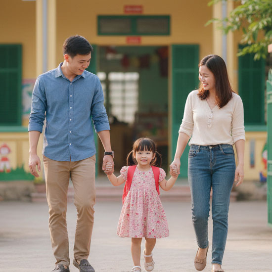 Chia sẻ thực tế từ phụ huynh khi có con em đã học tại trường Mầm Non BiBi Montessori